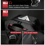 Men Anti-Theft Travel Backpack 13'' 15'' 17'' Laptop Backpack w/USB Charger