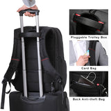 Men Anti-Theft Travel Backpack 13'' 15'' 17'' Laptop Backpack w/USB Charger