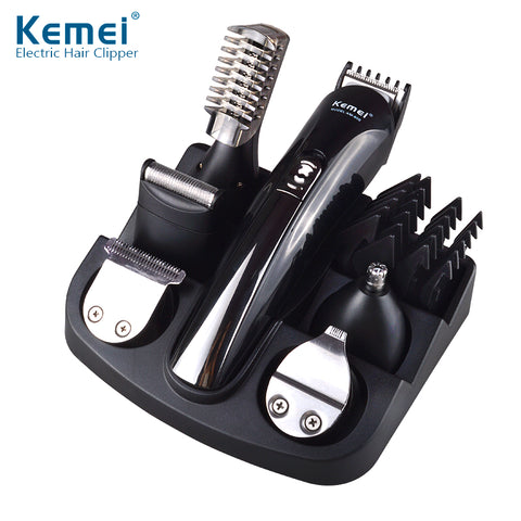 Kemei 6 in 1 Rechargeable Hair Trimmer