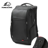 Men Anti-Theft Travel Backpack 13'' 15'' 17'' Laptop Backpack w/USB Charger